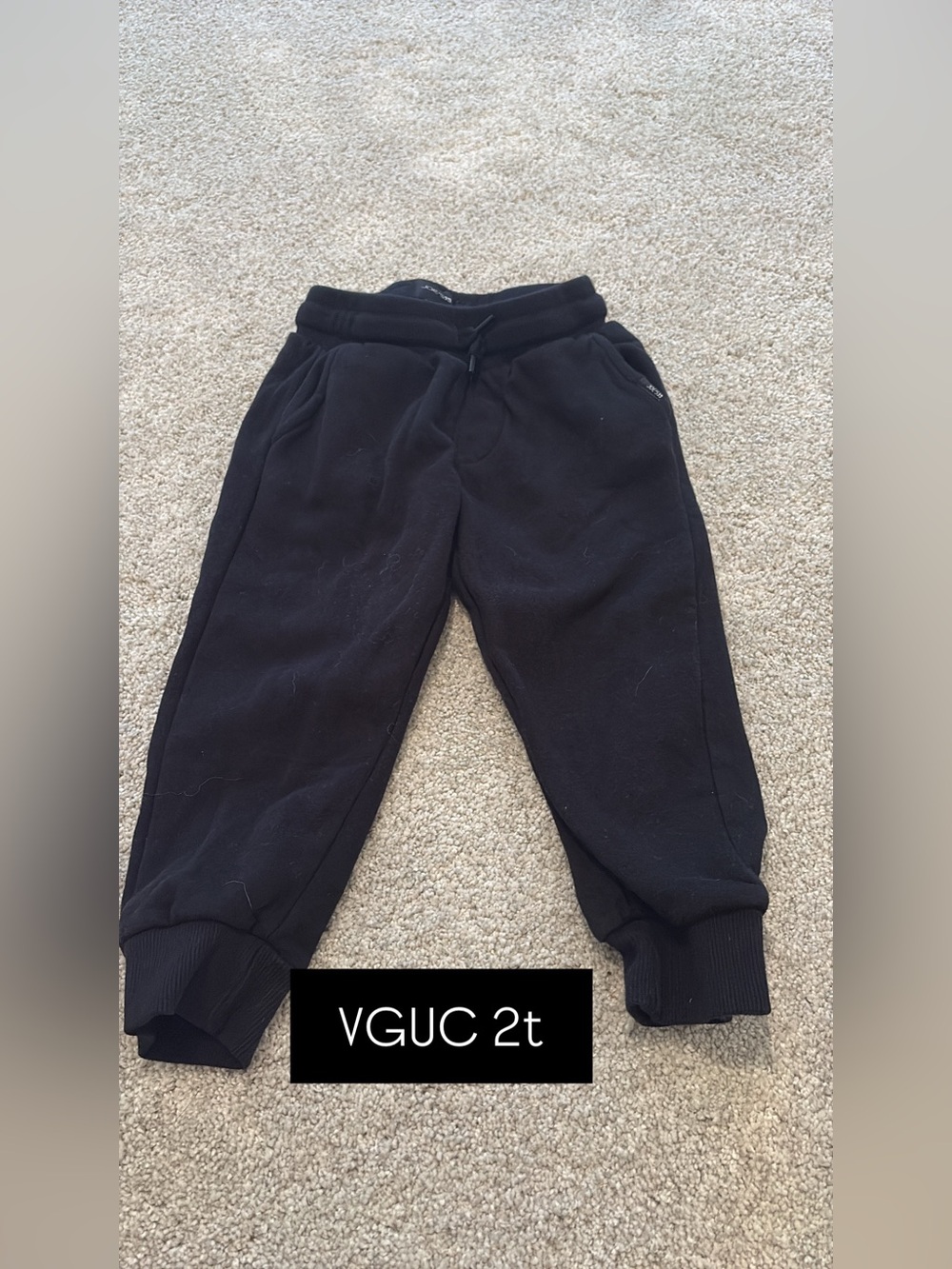 Black joggers
